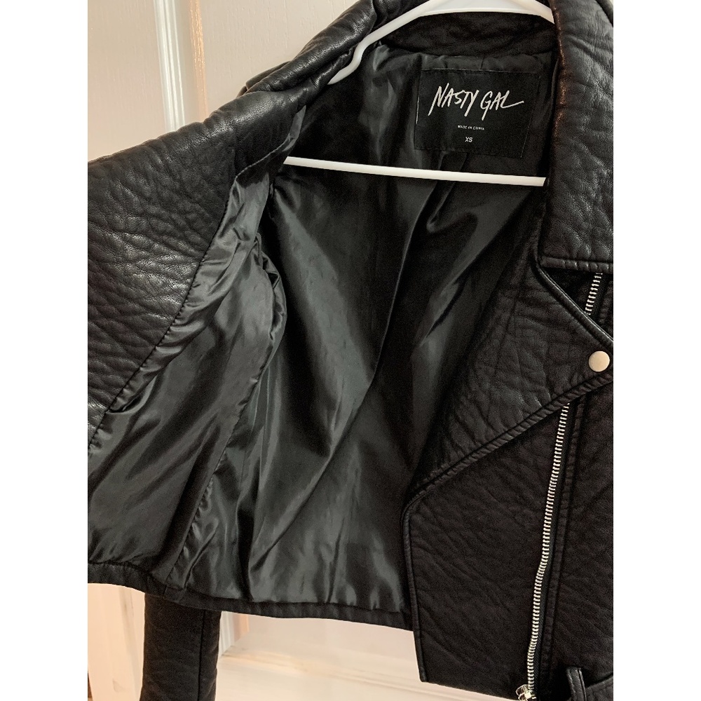 Nasty Gal Vegan Leather Jacket / XS - Picture 8 of 8